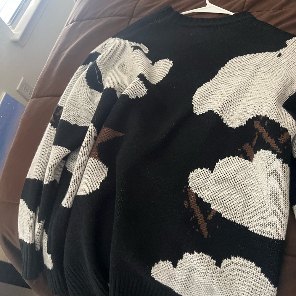 Oversized Patterned Sweater - image 5